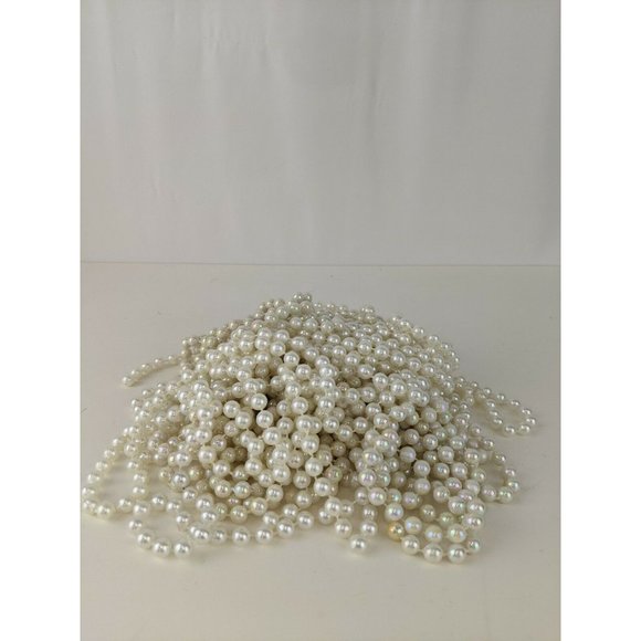 Bead Christmas Tree Garland "Pearl" 41' total - Picture 2 of 2